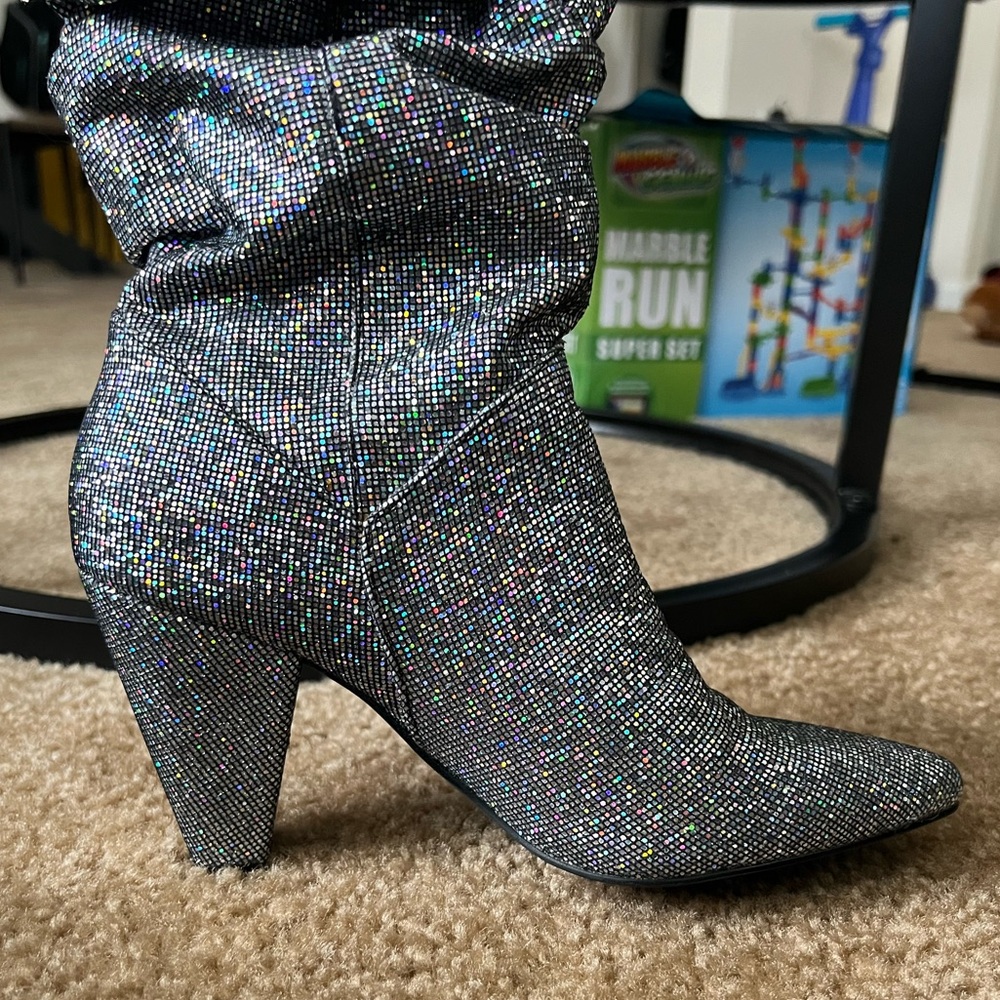 Steve Madden Mirage Glitter Boots - Picture 11 of 13
